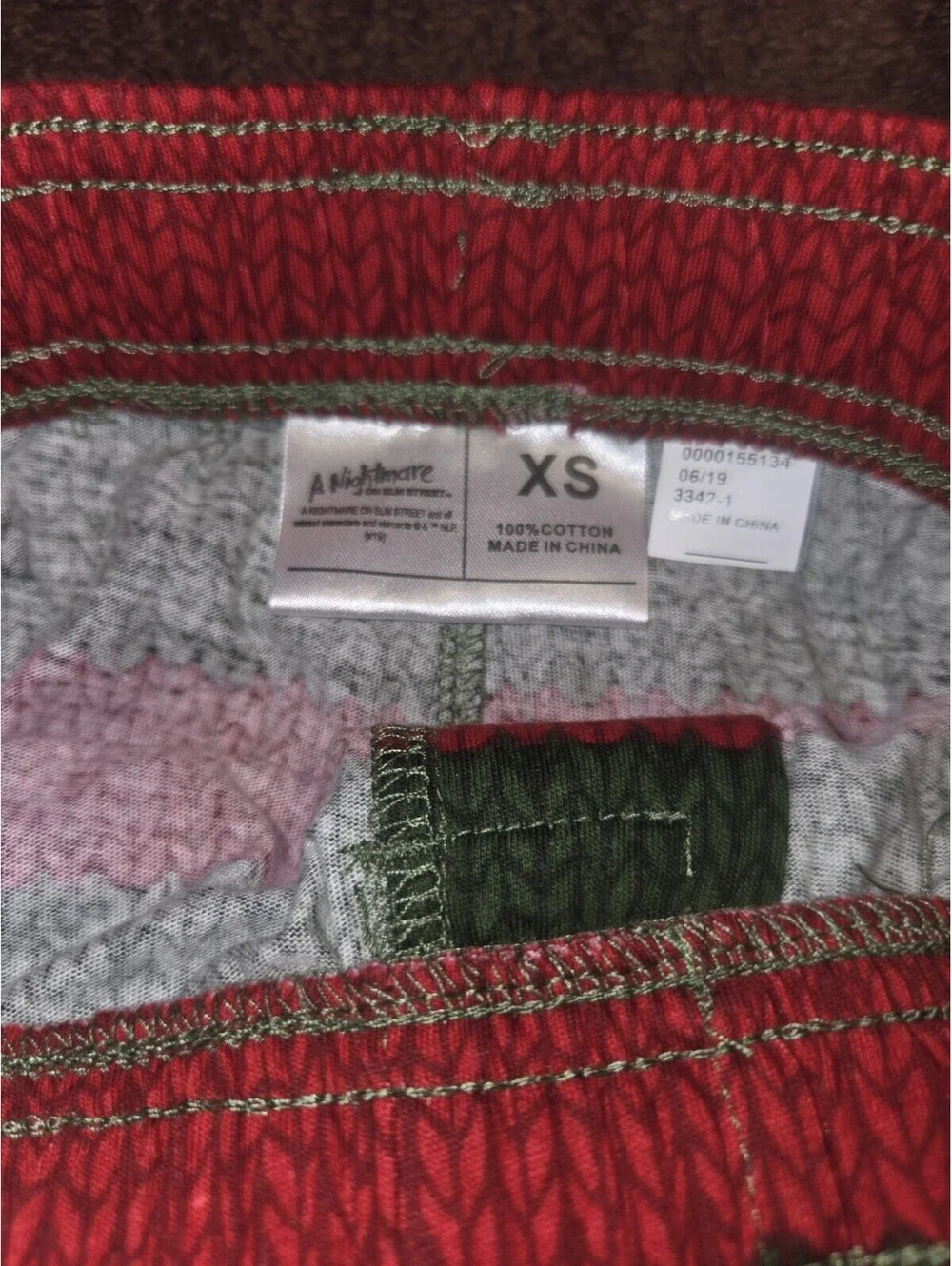 Nightmare and elm street lounge pants Xs